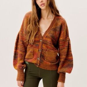 For Love & Lemons Helena Cardigan Sweater XXS oversized